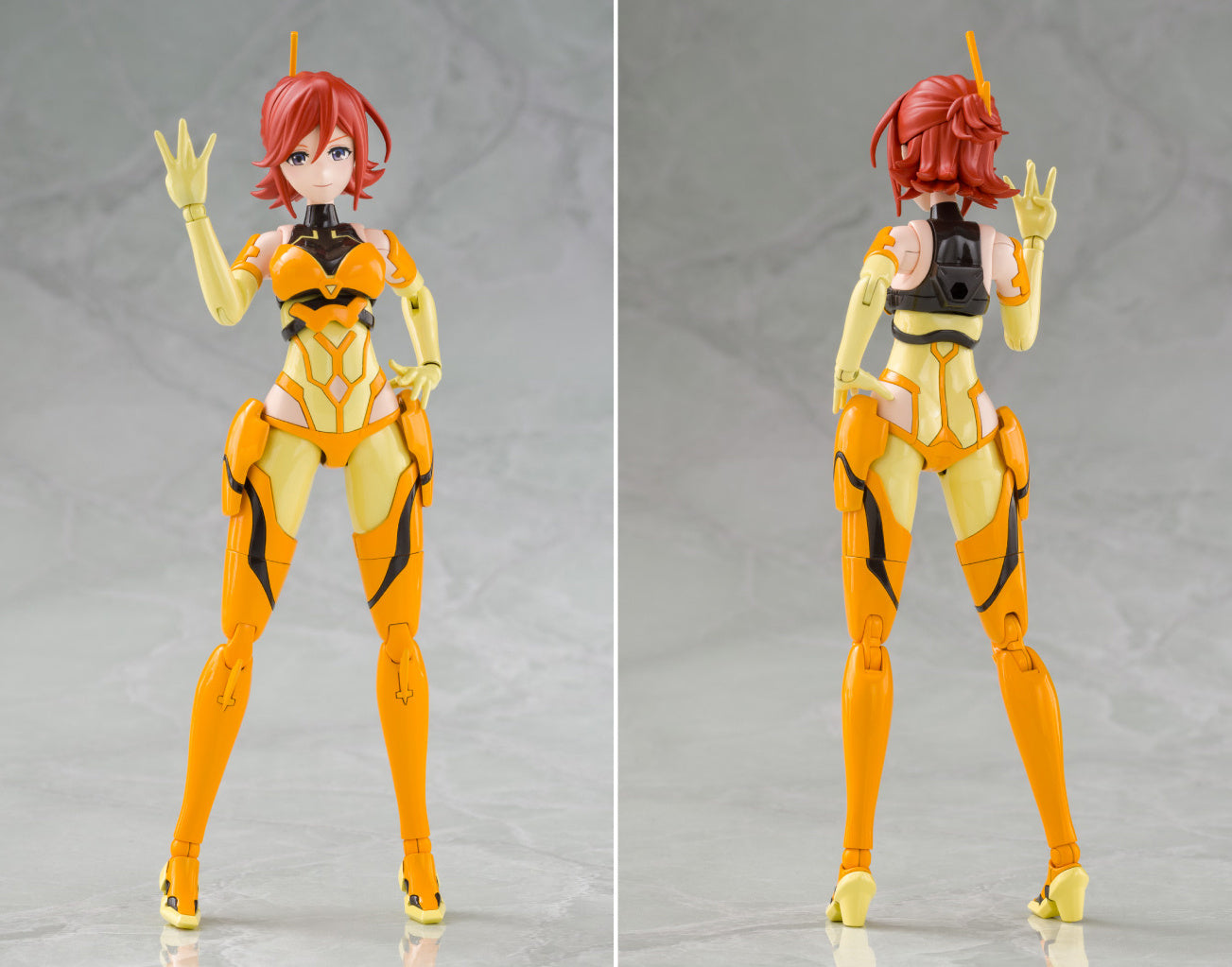 Aoshima V.F.G. Macross Delta VF-31J Siegfried Kaname Buccaneer Color-Molded Model Kit