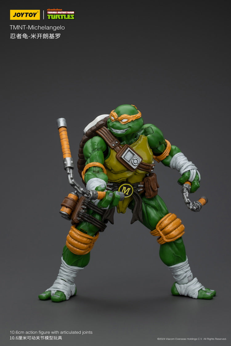 [PREORDER] 1/18 Scale JoyToy Teenage Mutant Ninja Turtles Michelangelo Action Figure