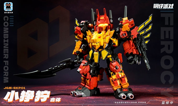 JGM-SKP01 Ferocious Steel Kitty Party Transforming Chibi Robot Set