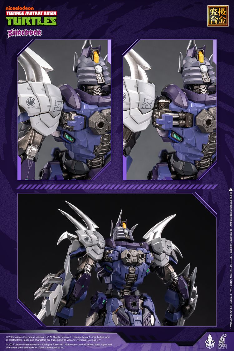 Pre - order Heatboys Teenage Mutant Ninja Turtles (TMNT) HB0016 Shredder Combat Mecha Action Figure