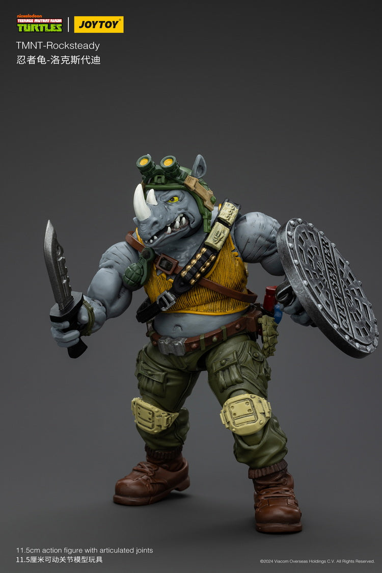 Pre - Order: 1/18 Scale Collectible Action Figure of JoyToy TMNT Rocksteady