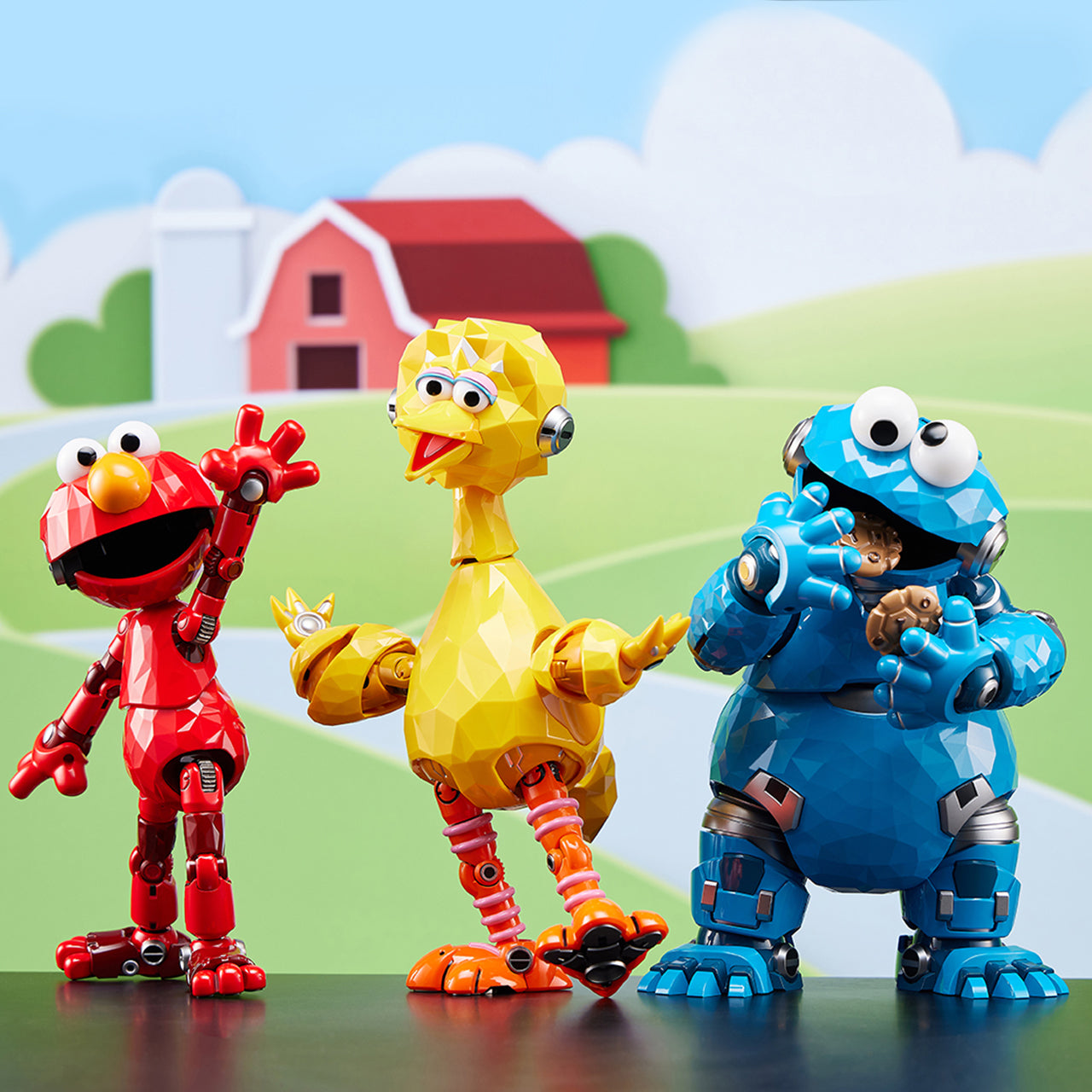 [Pre - Order] Collectible CARBOTIX Sesame Street Character Figure Set