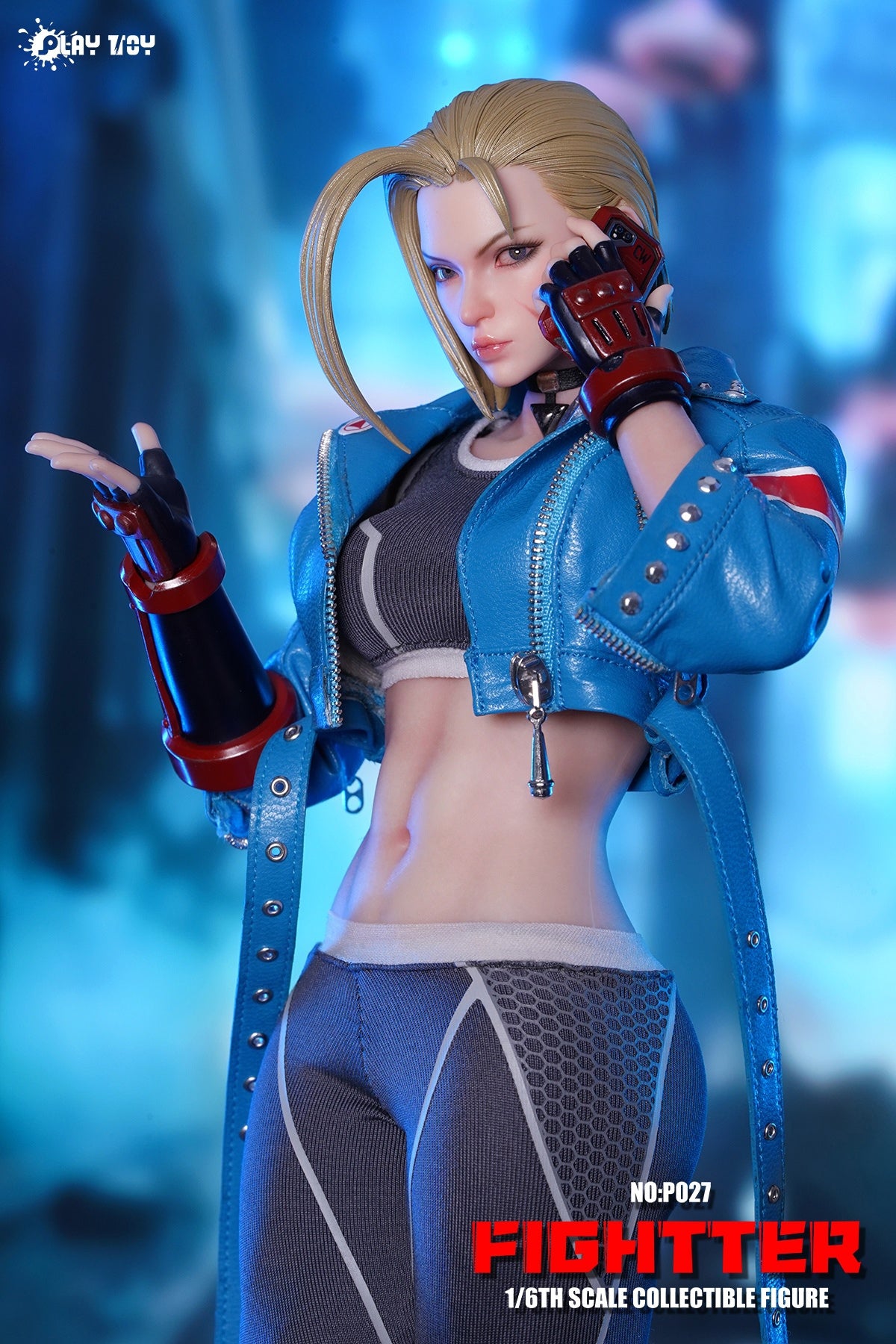 [PREORDER] 6th Gen PlayToy P027 - Poseable Fighting Female Warrior Action Figure