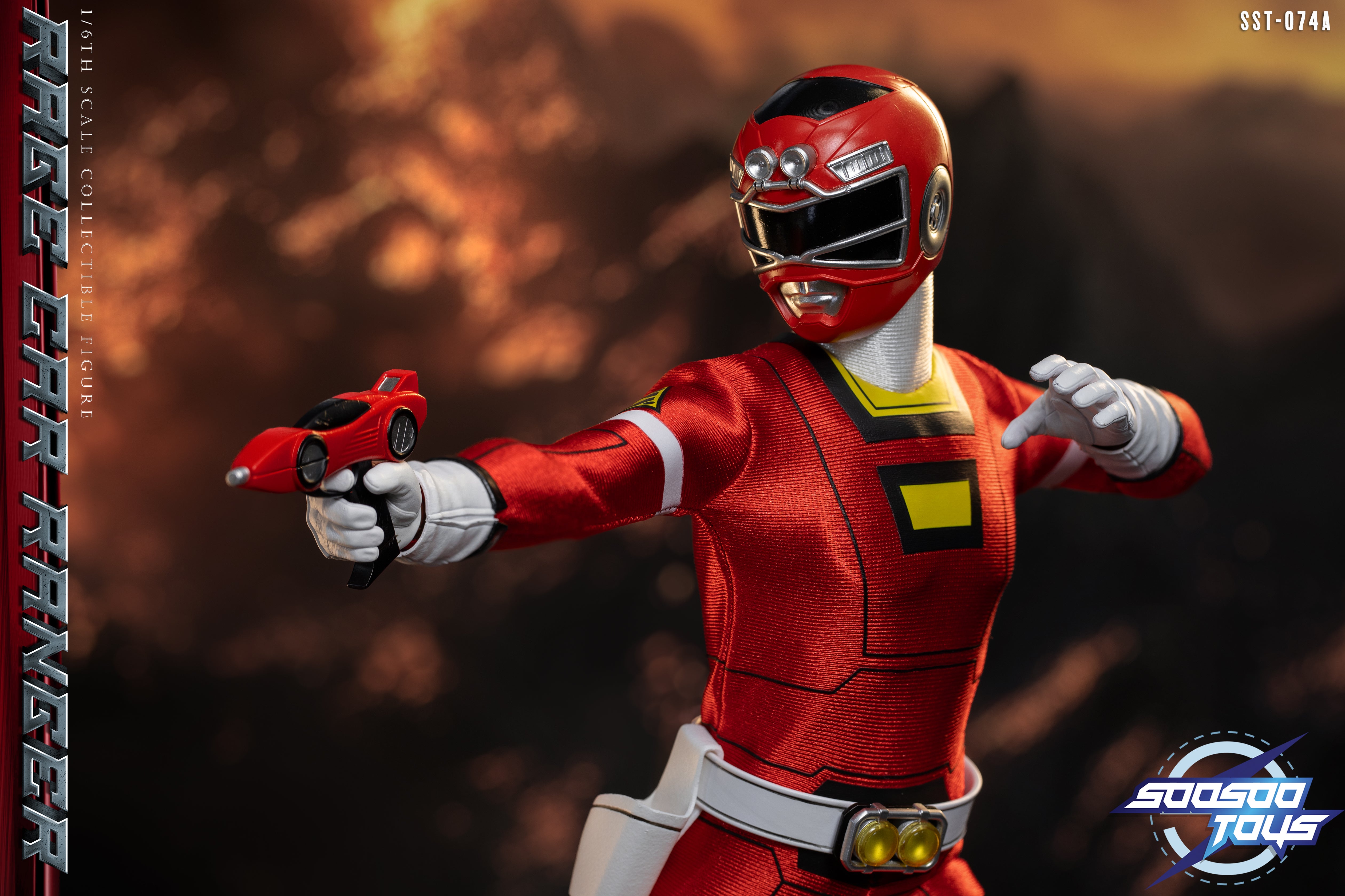Pre - Order: 1/6 Scale Action Figure of SST - 074A Rage Car Ranger