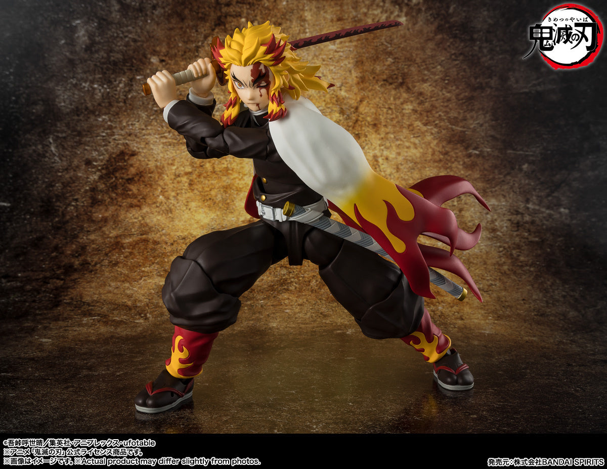 Preorder: SH Figuarts Demon Slayer Kyojuro Rengoku Action Figure
