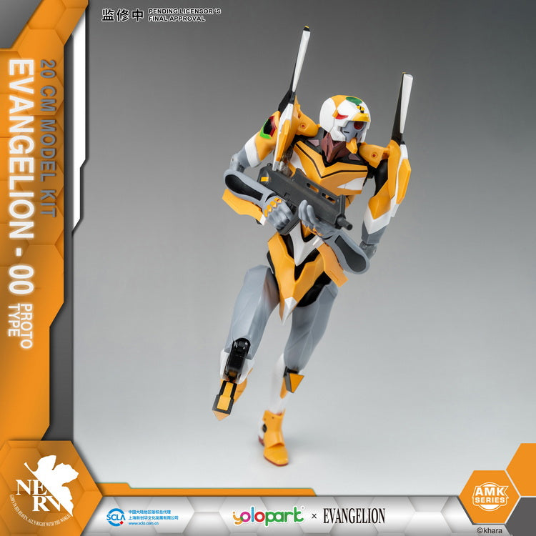 Yolopark High - Quality Evangelion AMK Series EVA - 00 Prototype Plastic Model Building Kit for Fans