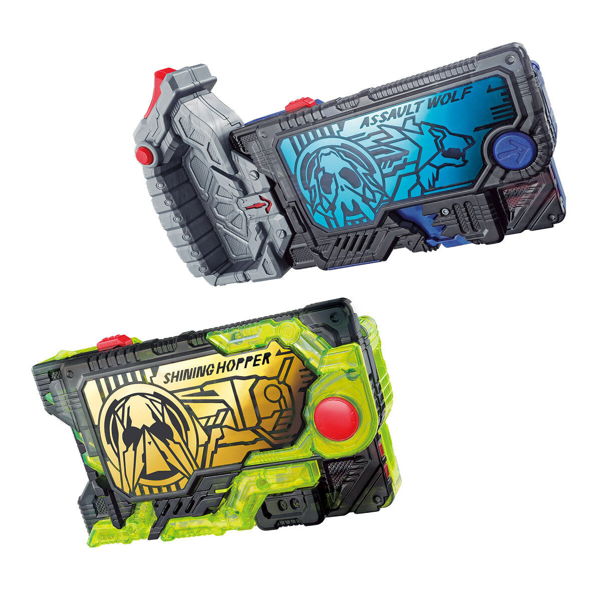 Top - Notch DX Shining Hopper and Assault Wolf Progrise Key Combo Set