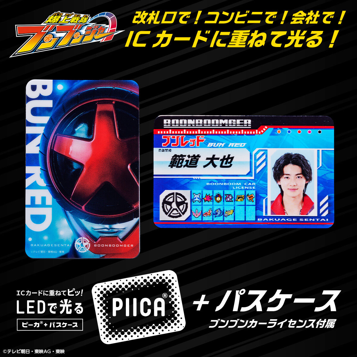 BoonBoomger PIICA License Card with Clear Storage Case