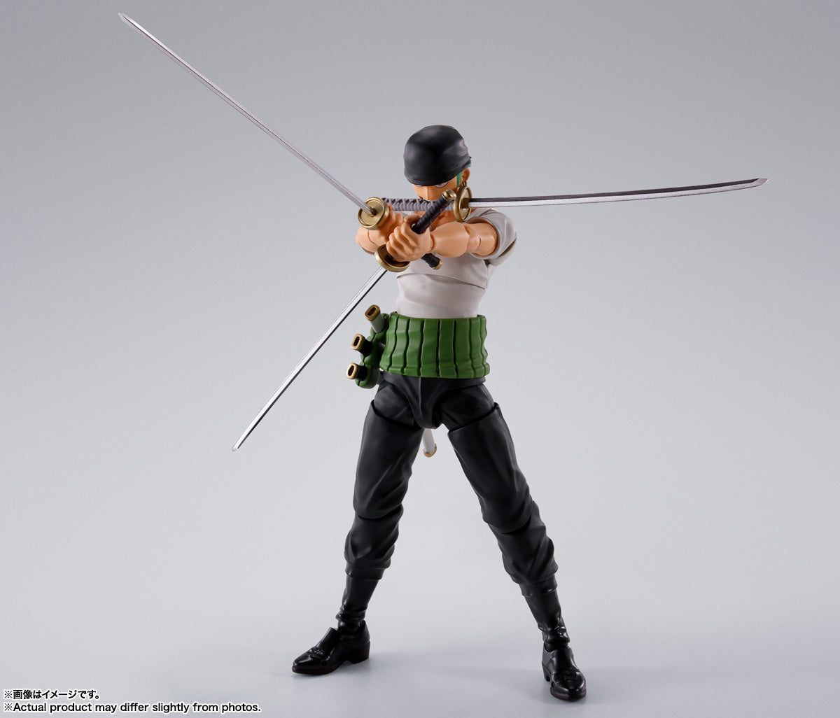 Pre - Order Bandai S.H.Figuarts Action Figure of Roronoa Zoro from 'One Piece' in the 'Romance Dawn' Saga