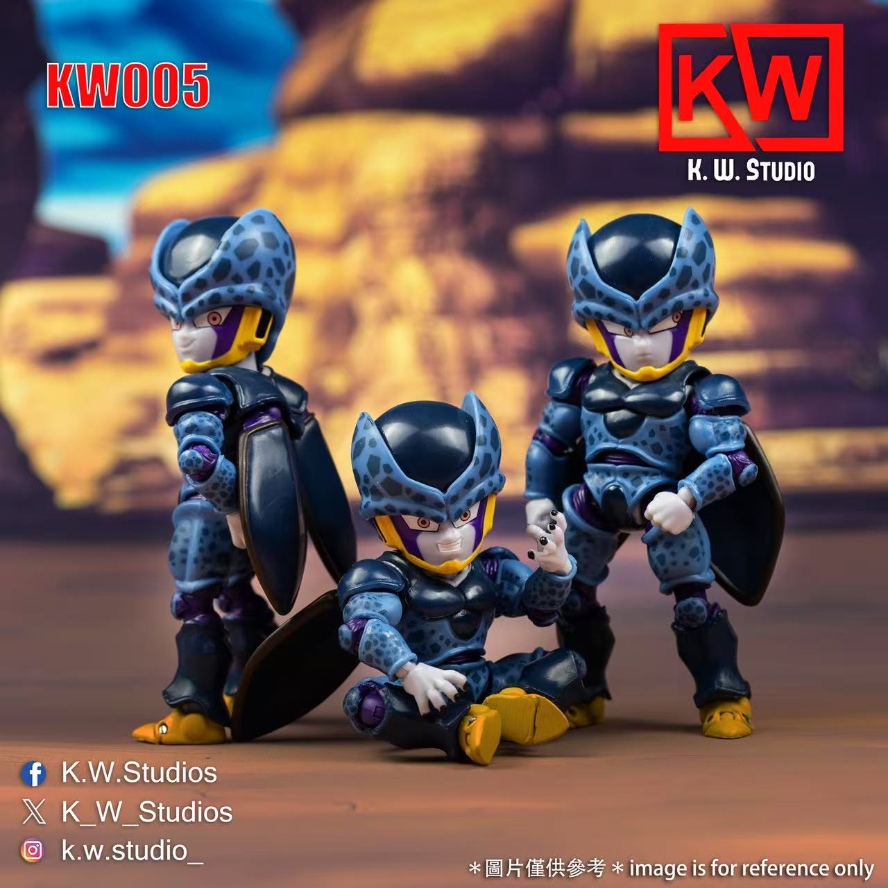 Pre - order KW Studio KW005 and KW005P Tiny Monster Action Figure Collectible Set with Accessories