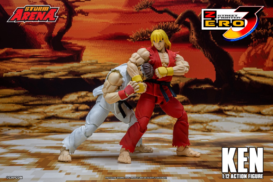 Pre - order Collectible Street Fighter Zero 3 Action Figure of Storm Arena Ken