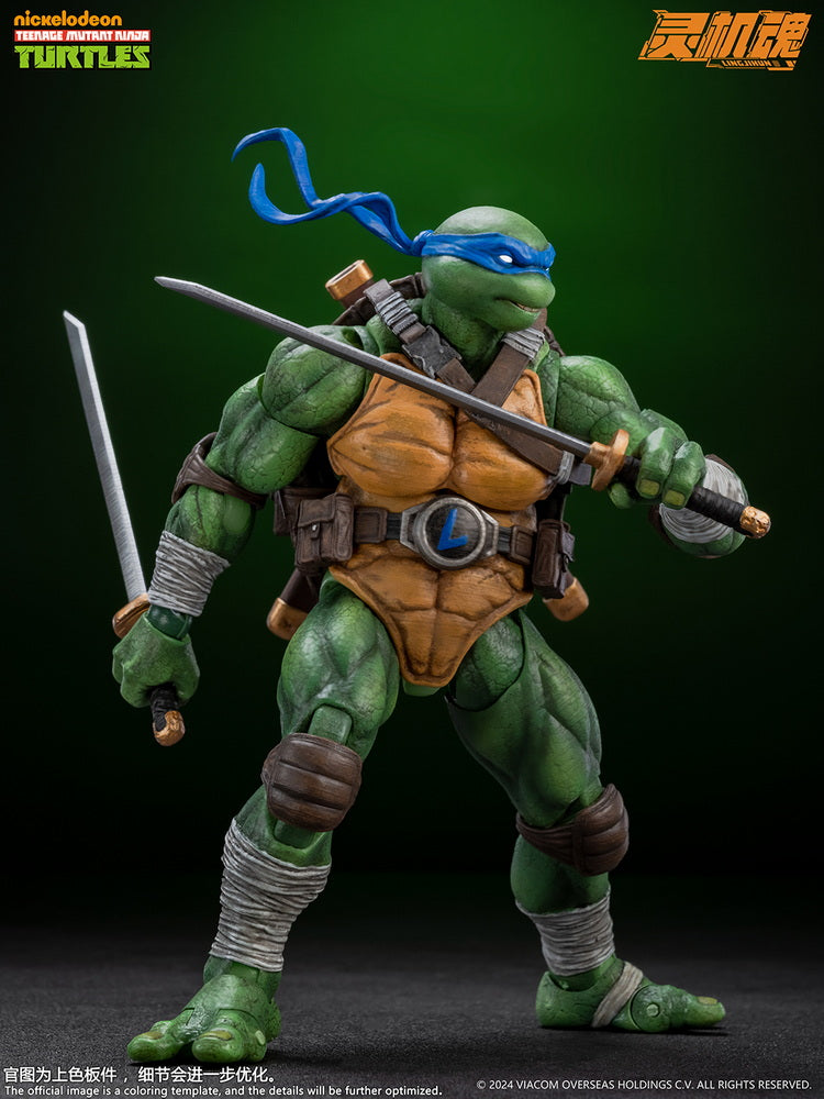 PREORDER - LINGJIHUN Realistic Leonardo Action Figure from Ninja Turtles Series