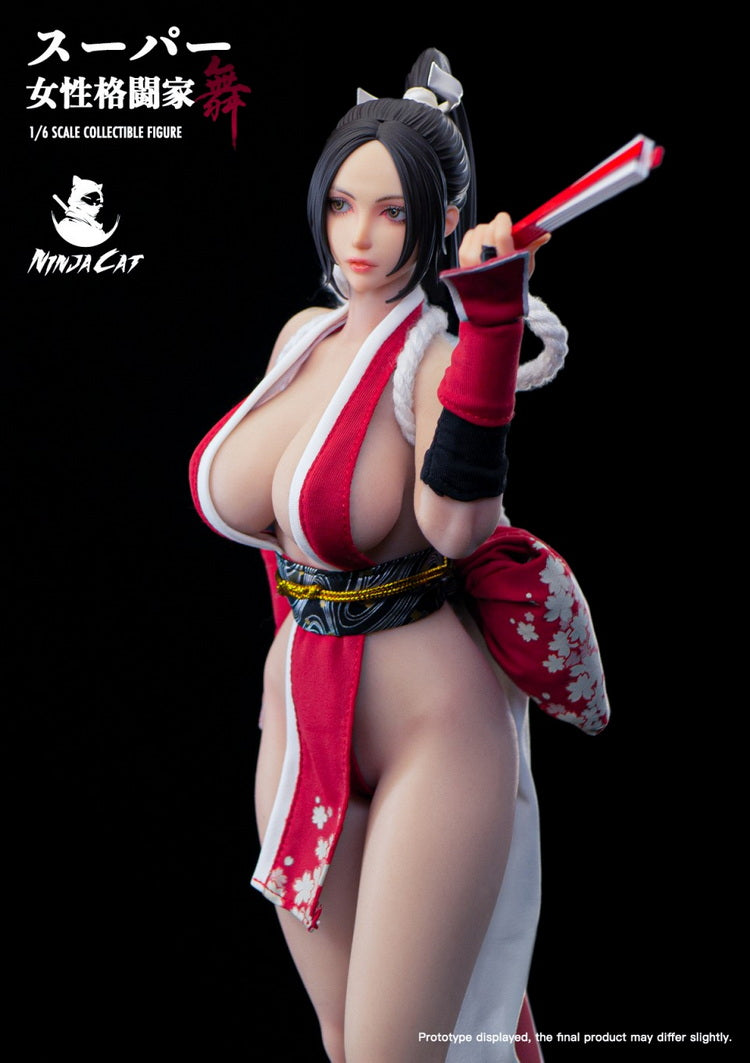 Pre - order 1/6 Scale Female Action Figure: Ninja Cat N001 Female Fighter Mai