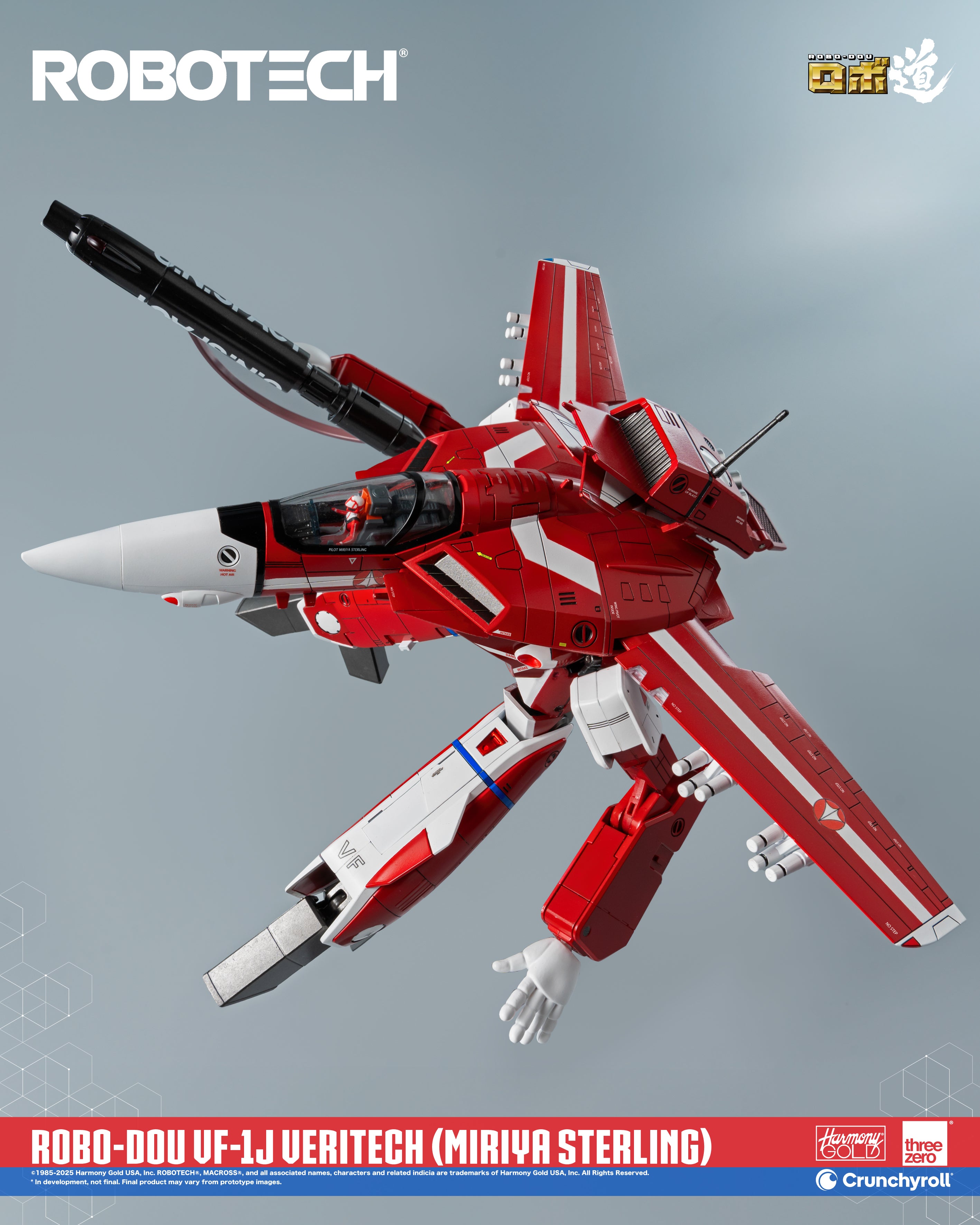 [Pre - order] High - Quality Collectible ROBO - DOU VF - 1J Veritech Figure Inspired by Miriya Sterling from ROBOTECH