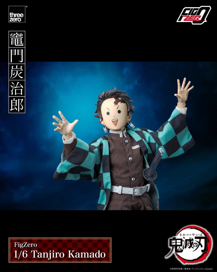 Preorder: 1/6 Scale Figzero Demon Slayer Tanjiro Kamado Action Figure