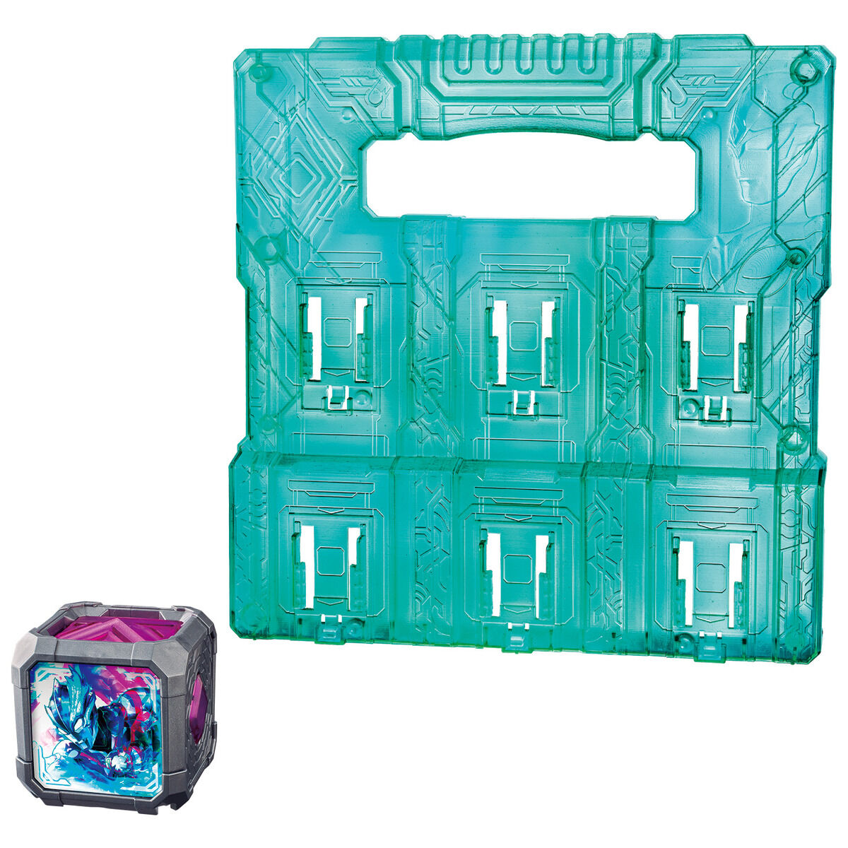 DX Arc Cube Storage Holder with Ultraman Blazar Arc Cube