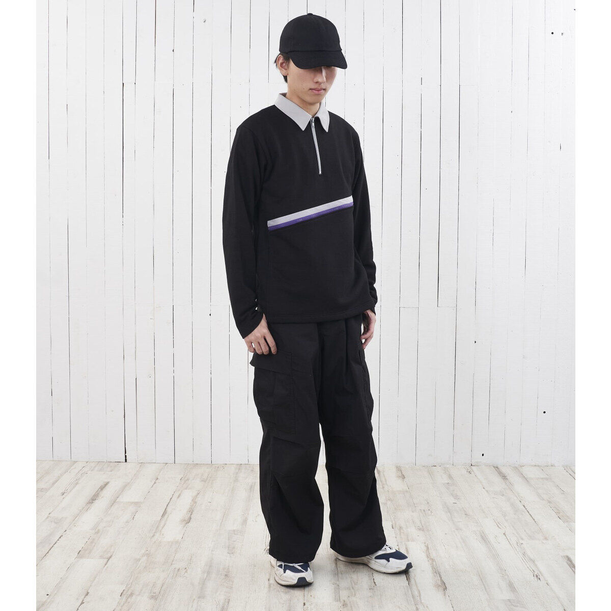 100% Cotton Dark Shouma Collar Zipper Sweatshirt Inspired by Kamen Rider Gavv