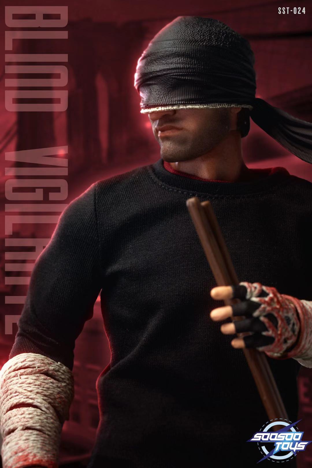 Pre - order 1/6 Scale Collectible Action Figure of Blind Vigilante SST - 024