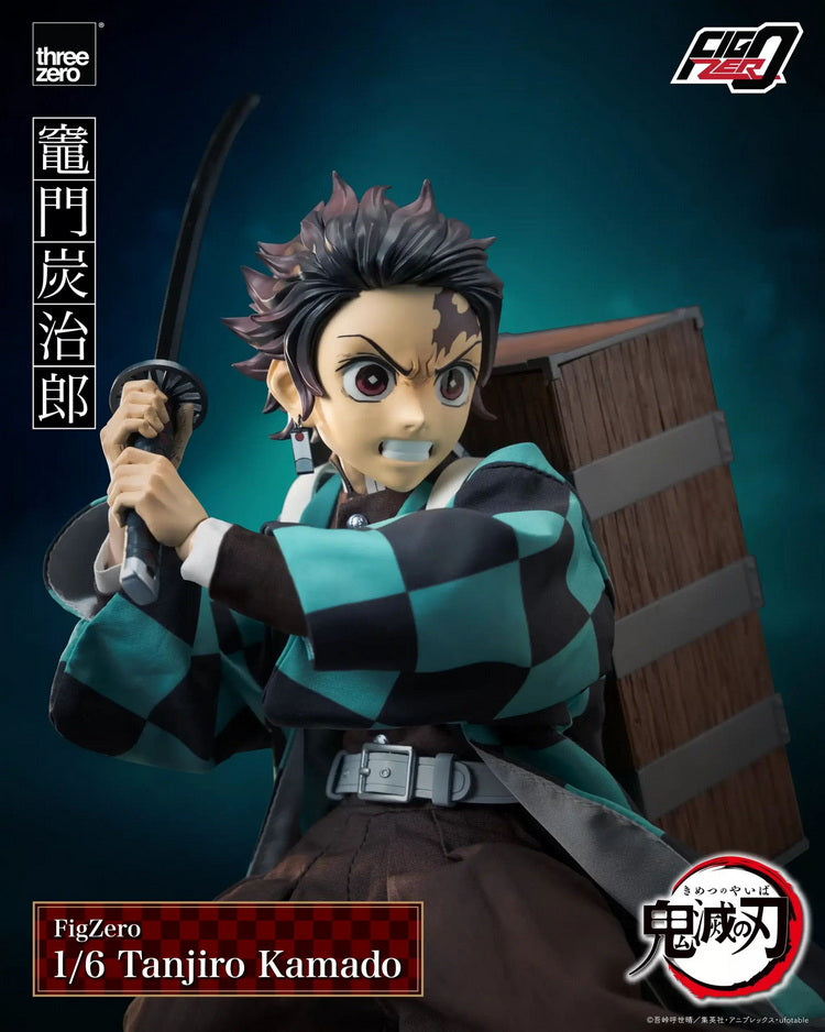 Preorder: 1/6 Scale Figzero Demon Slayer Tanjiro Kamado Action Figure