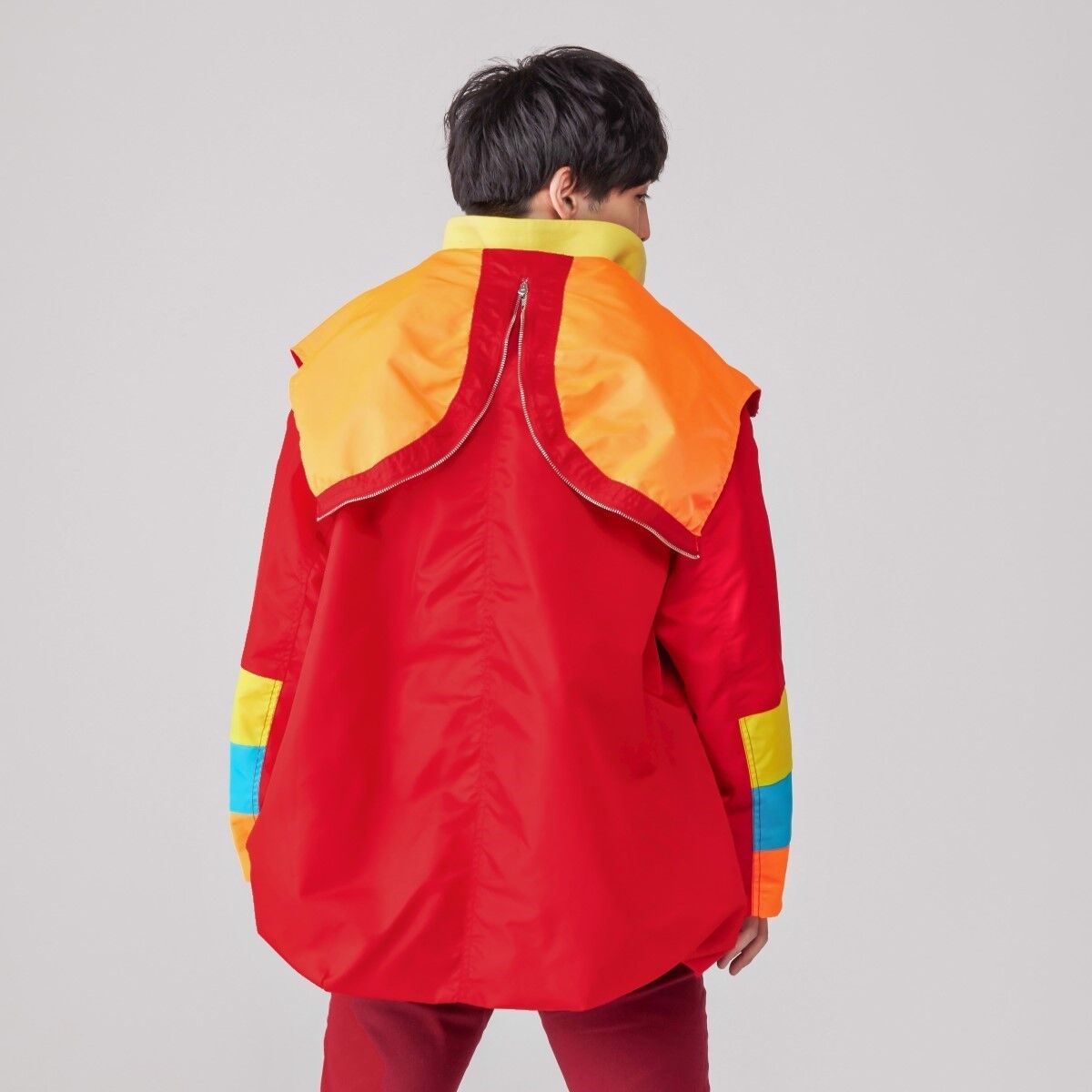 Oversized 100% Nylon Kamen Rider Gavv Shouma Jacket in 2 Colors