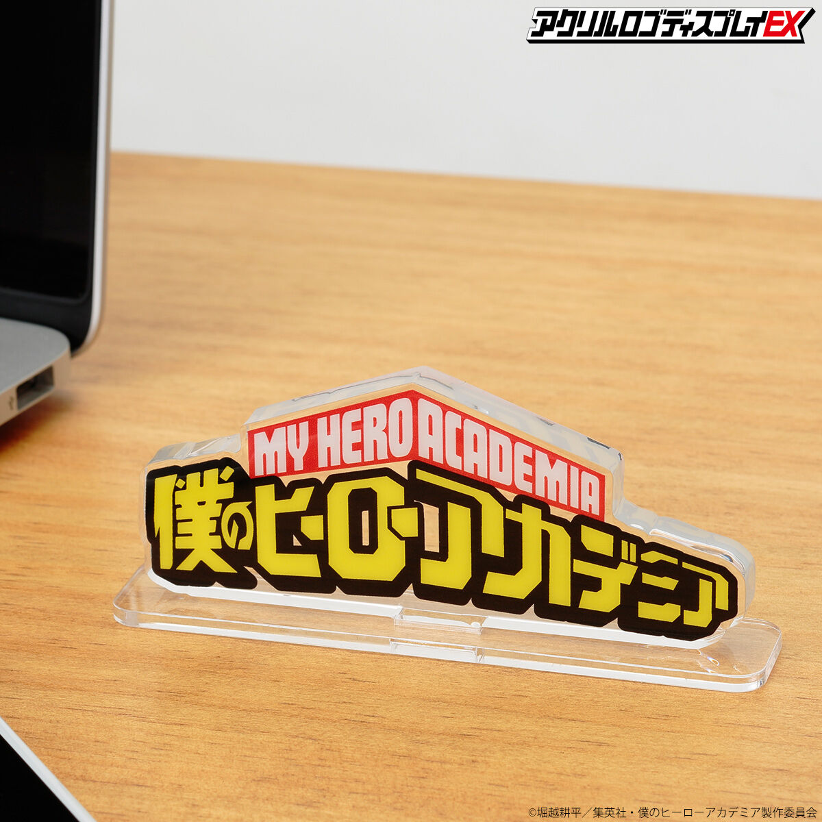 Large-Sized My Hero Academia Acrylic Logo Display for Anime Figure Showcase