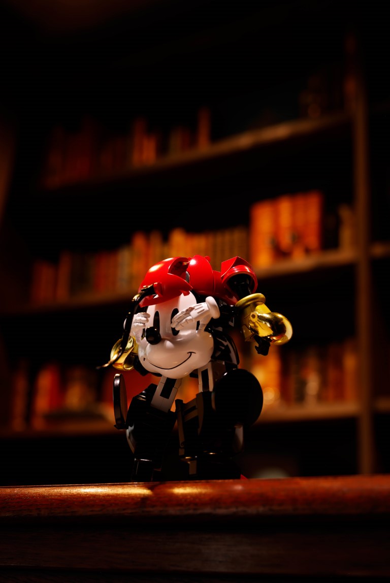 Bandai Chogokin Super Transformable Mickey Mouse Figure Designed by Renowned Mechanical Designer Kunio Okawara