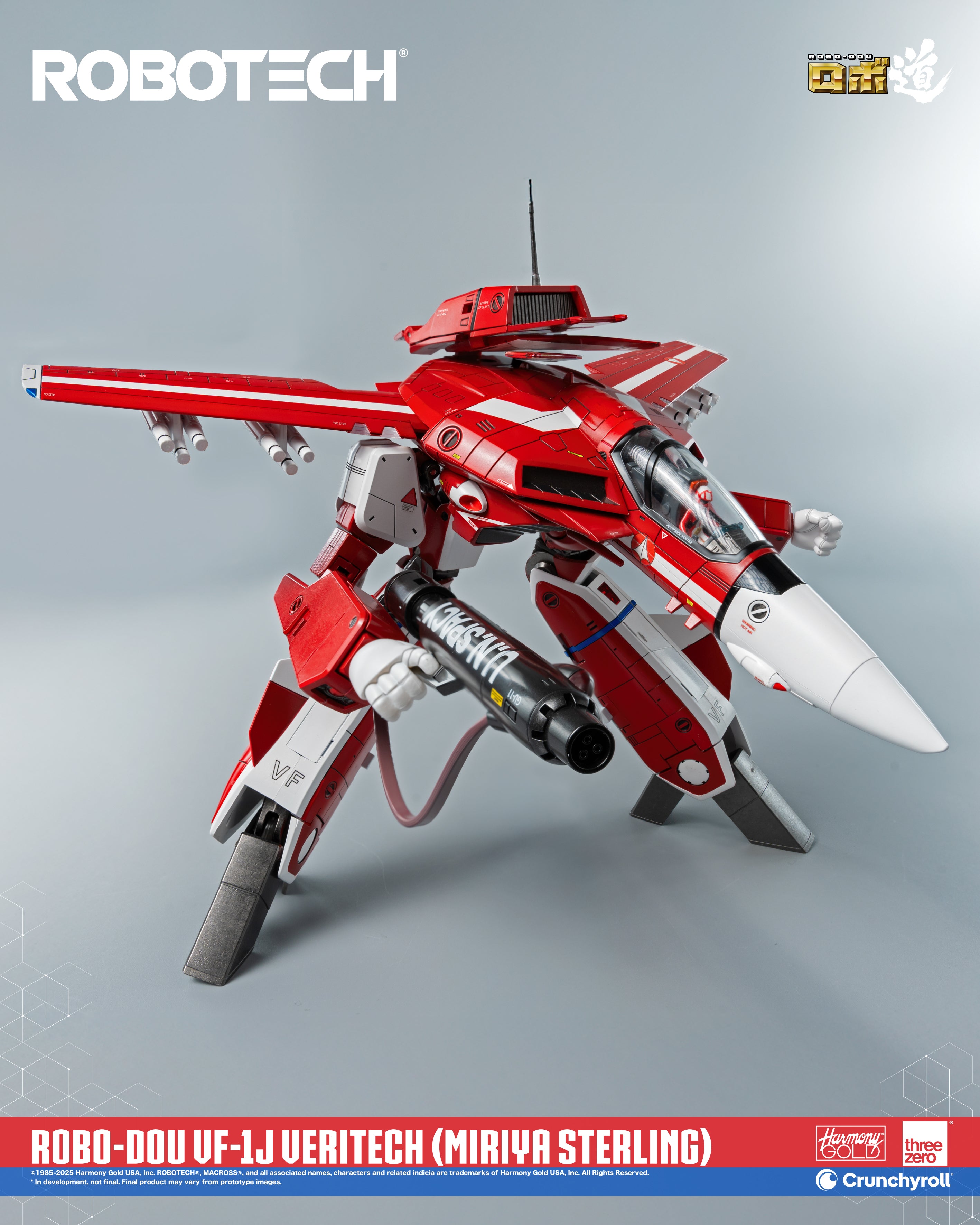 [Pre - order] High - Quality Collectible ROBO - DOU VF - 1J Veritech Figure Inspired by Miriya Sterling from ROBOTECH
