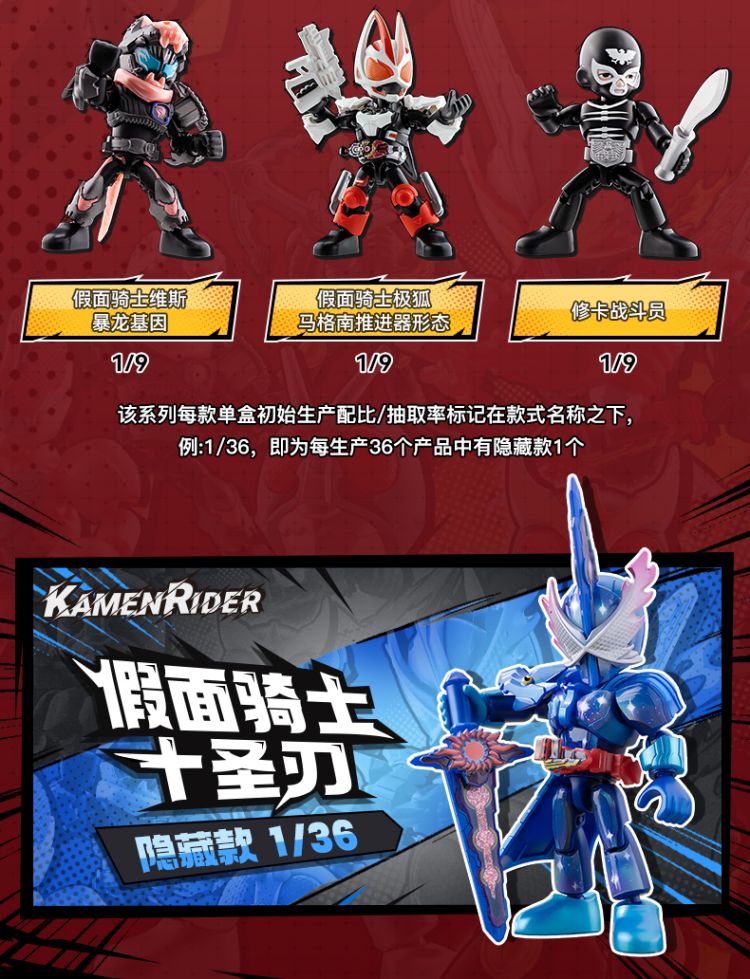 Blokees Kamen Rider All - Stars Edition Vol 1: Beyond Generations Figures