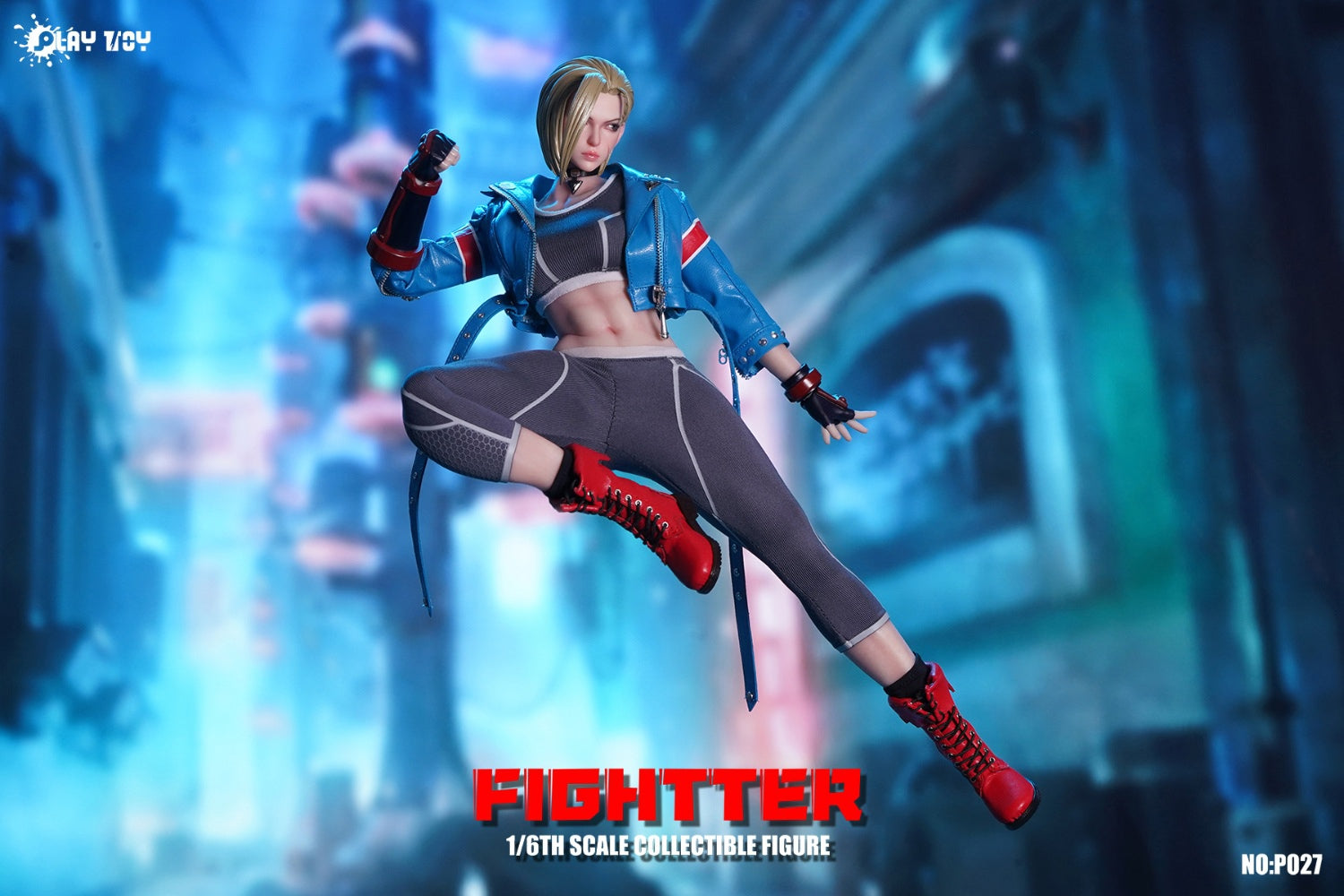 [PREORDER] 6th Gen PlayToy P027 - Poseable Fighting Female Warrior Action Figure