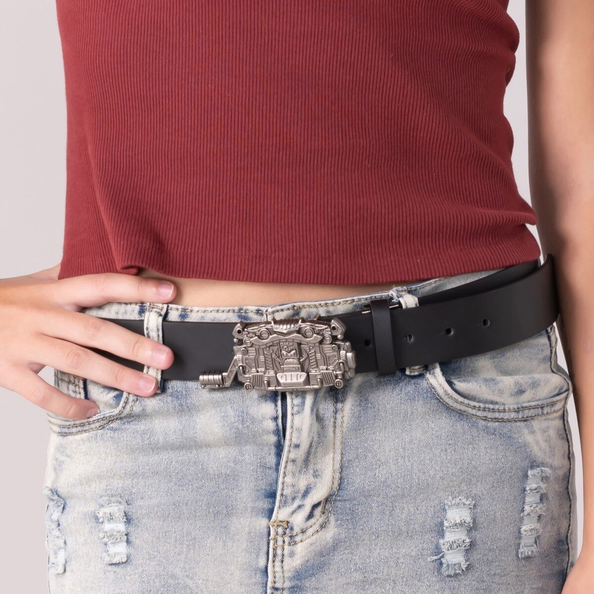 Authentic Kamen Rider Gavv Inspired Synthetic Leather Waist Belt