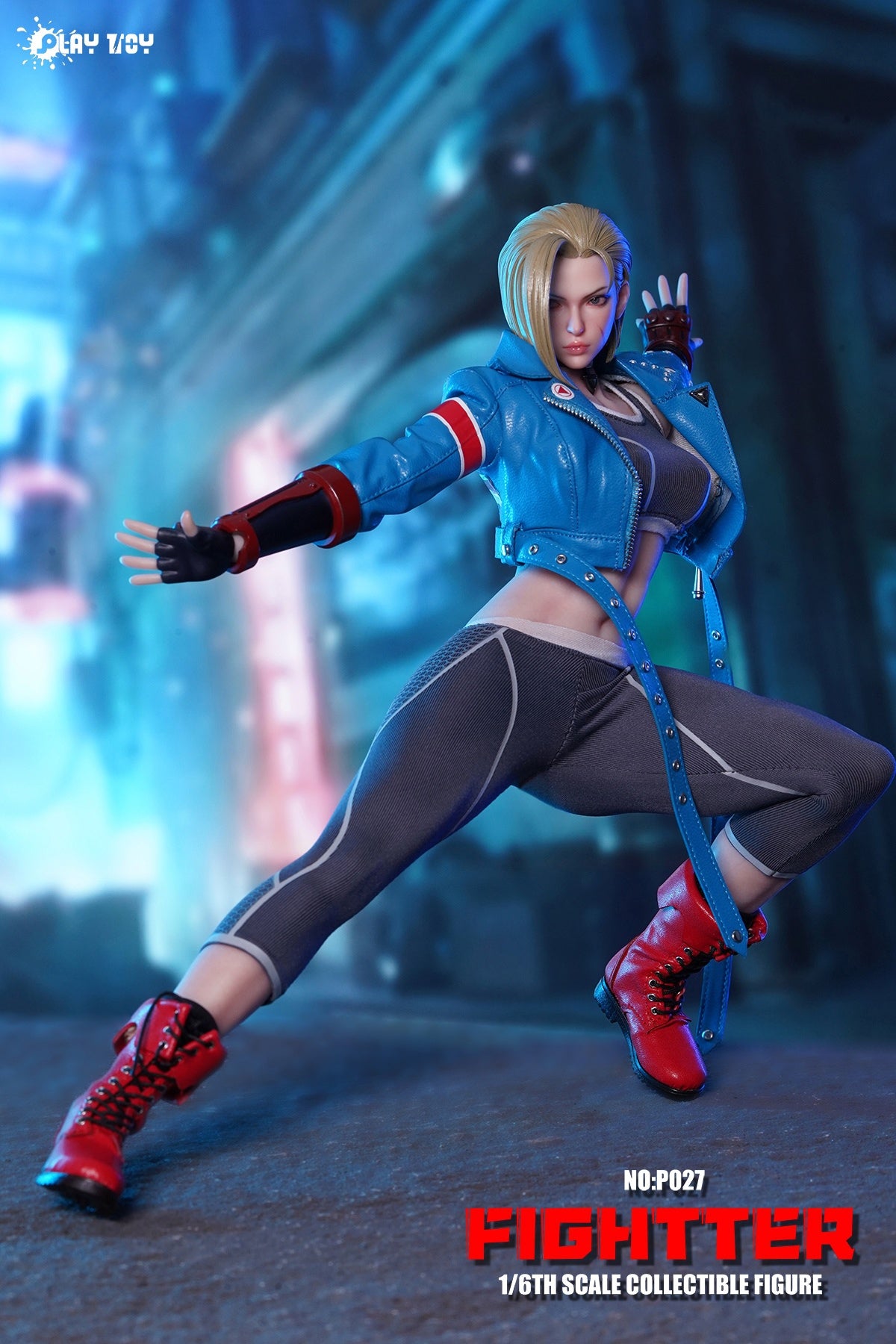 [PREORDER] 6th Gen PlayToy P027 - Poseable Fighting Female Warrior Action Figure