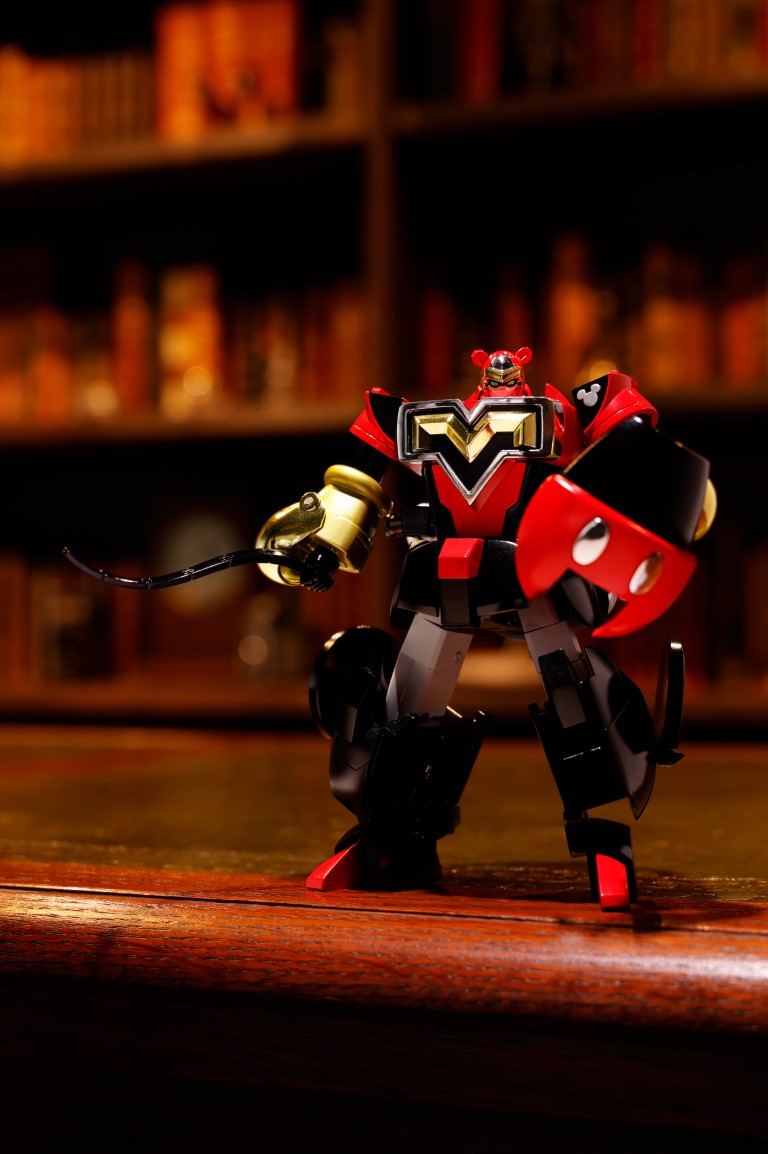 Bandai Chogokin Super Transformable Mickey Mouse Figure Designed by Renowned Mechanical Designer Kunio Okawara