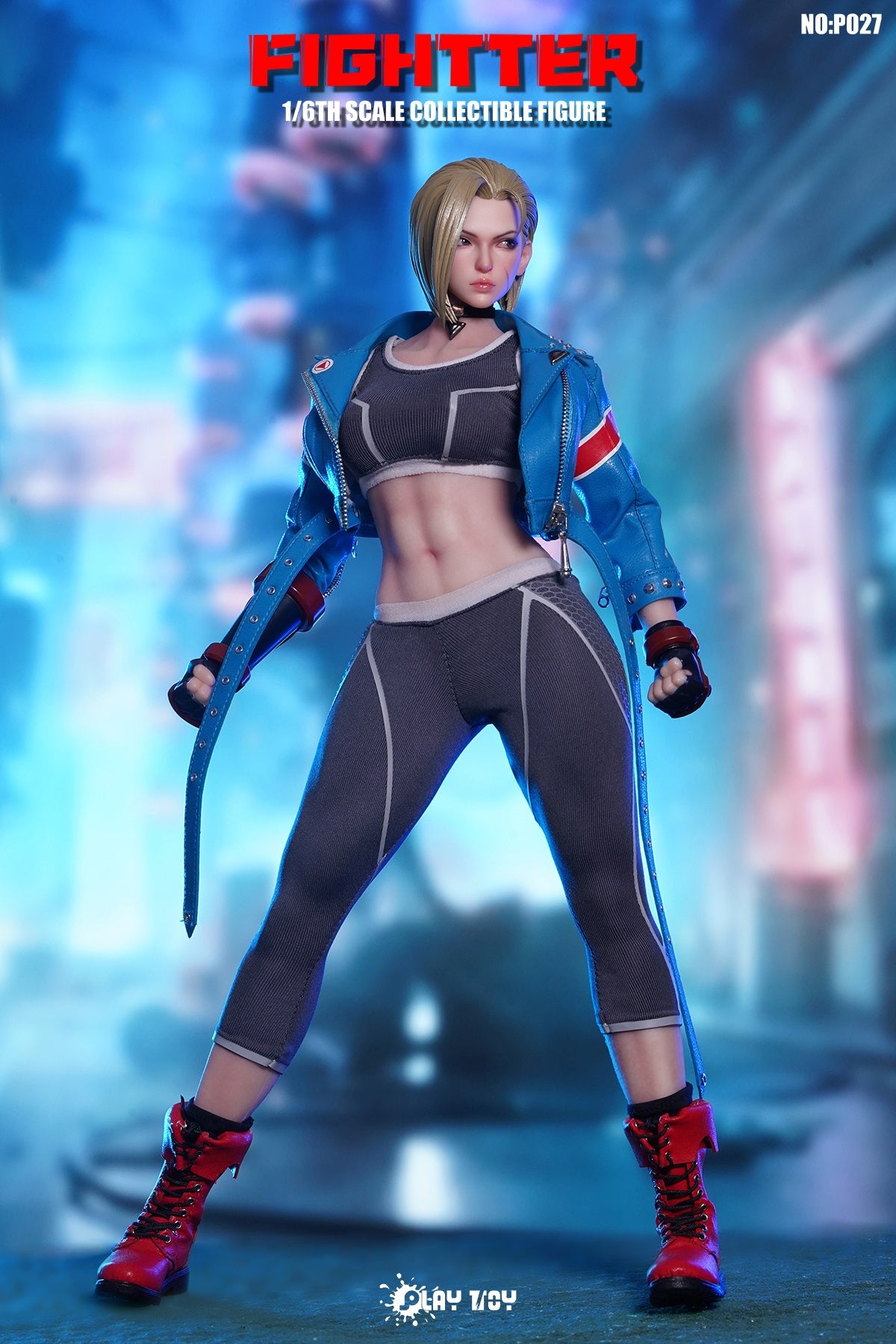 [PREORDER] 6th Gen PlayToy P027 - Poseable Fighting Female Warrior Action Figure