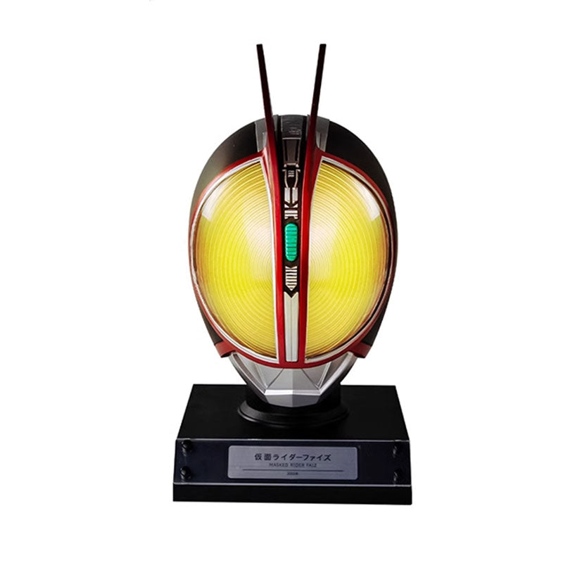 Museum-quality Mask of Kamen Rider Faiz with LED Feature