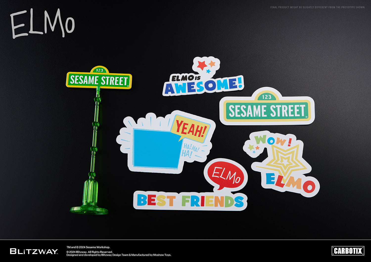 [PREORDER] Blitzway's CARBOTIX Elmo - The Robotic Sesame Street Star