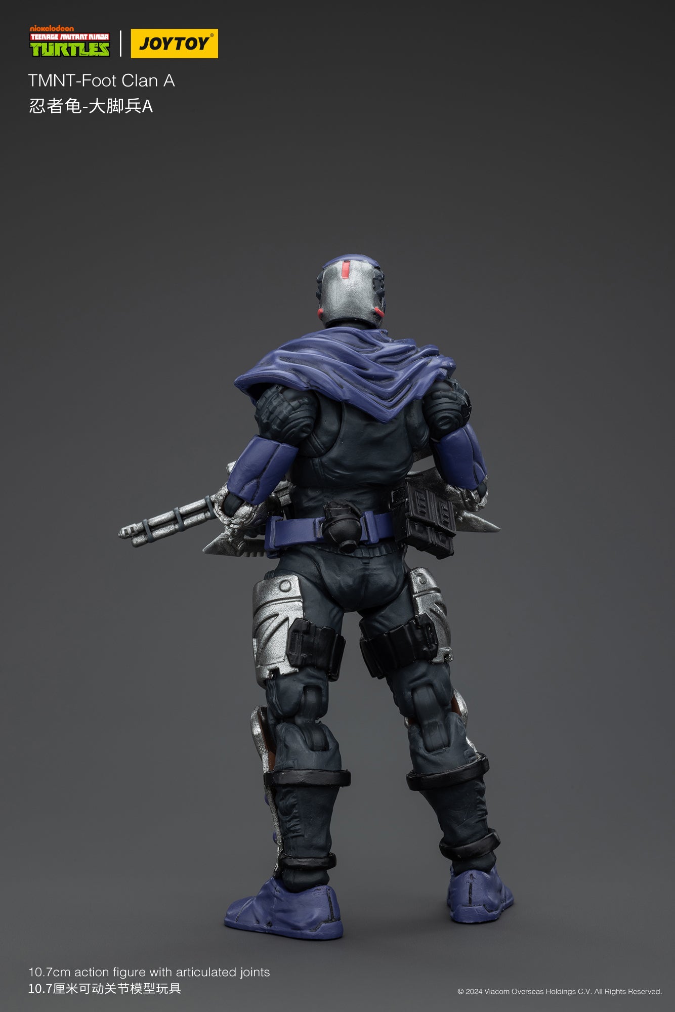 JoyToy 1/18 Scale Action Figure of Teenage Mutant Ninja Turtles Foot Clan Soldier A