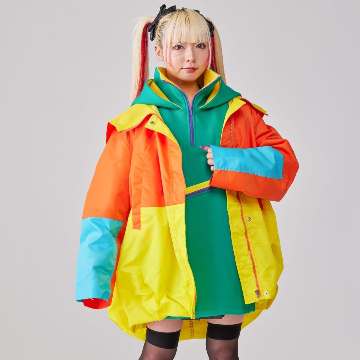Oversized 100% Nylon Kamen Rider Gavv Shouma Jacket in 2 Colors