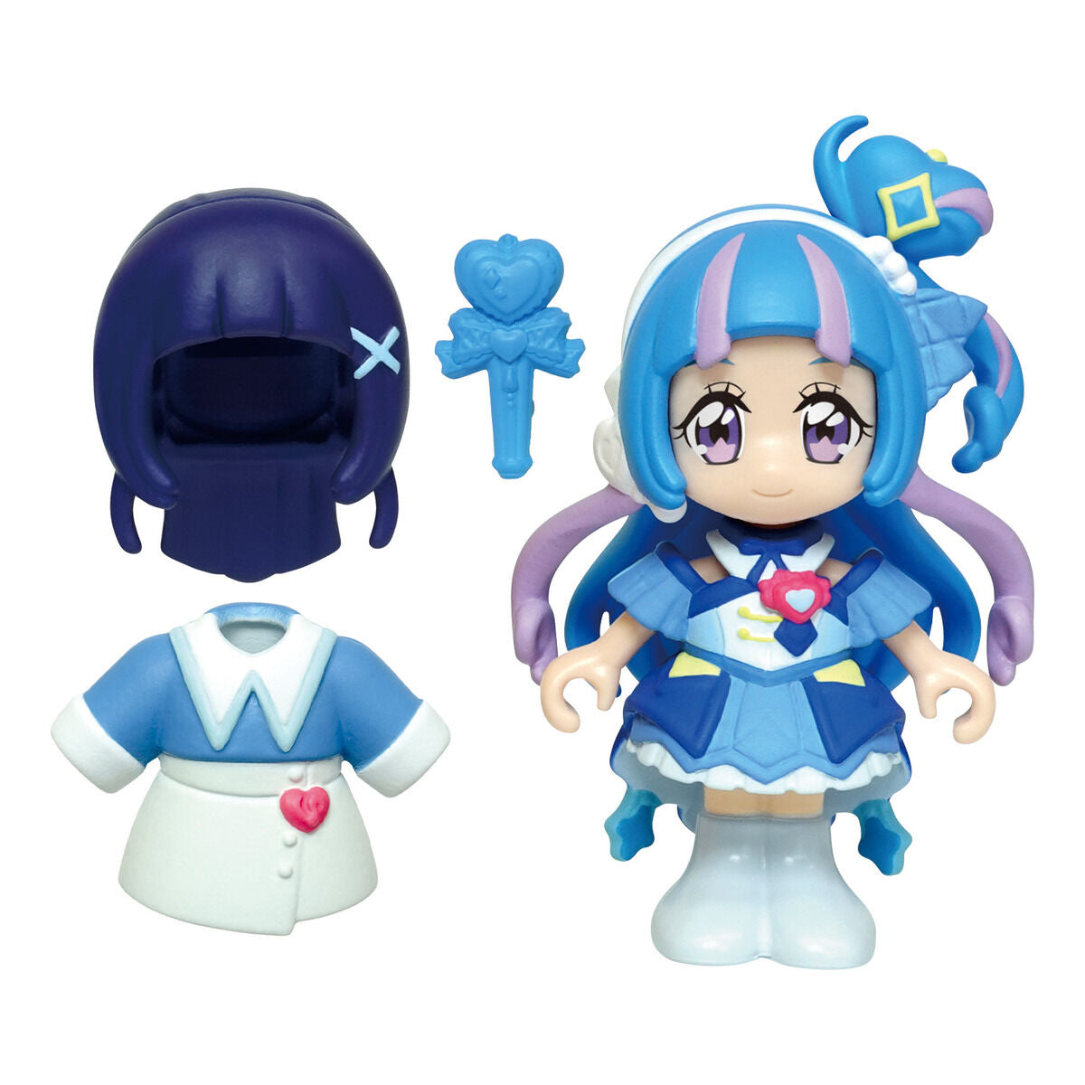2.8-Inch Transformable Precure D'Or Cure Wink Figure Set