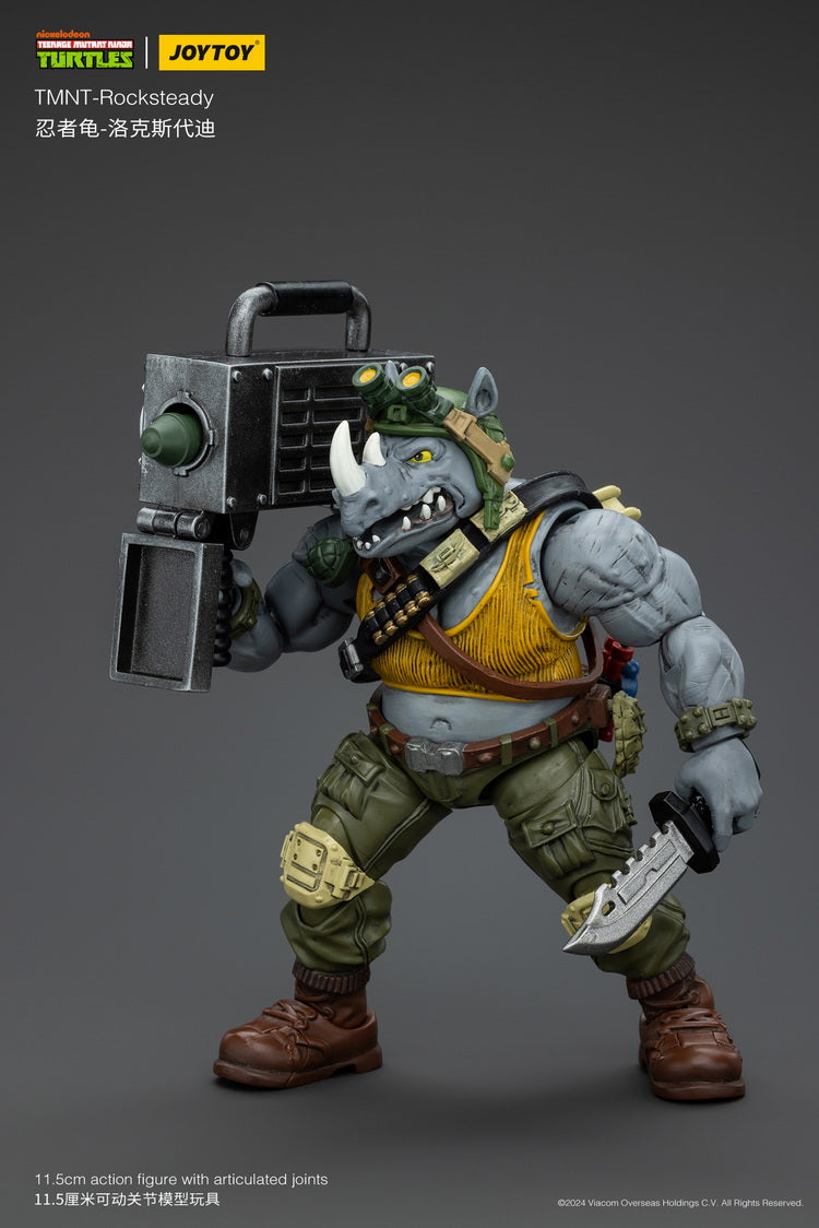 Pre - Order: 1/18 Scale Collectible Action Figure of JoyToy TMNT Rocksteady