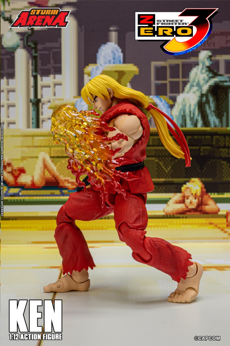 Pre - order Collectible Street Fighter Zero 3 Action Figure of Storm Arena Ken