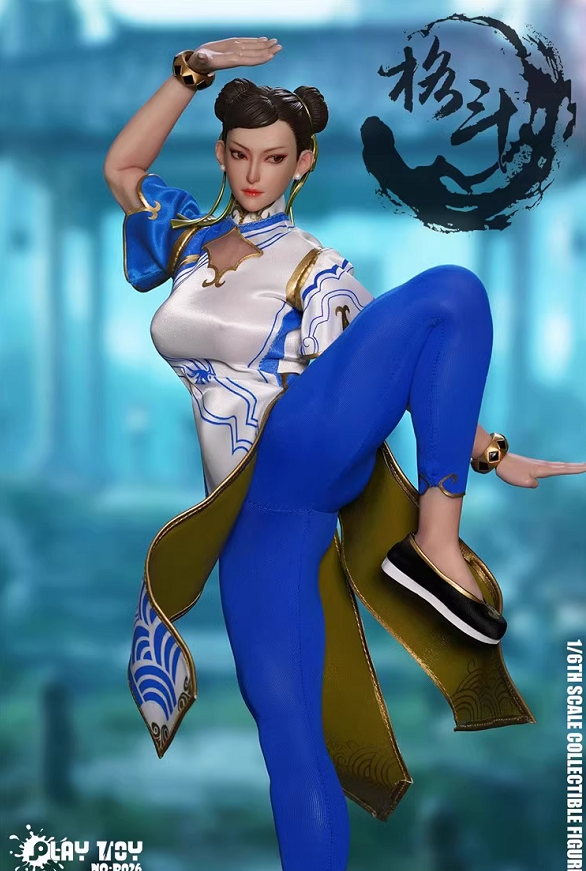 Preorder - 1/6 Scale 6th Gen Chun - Li Playtoy P026 Action Figure