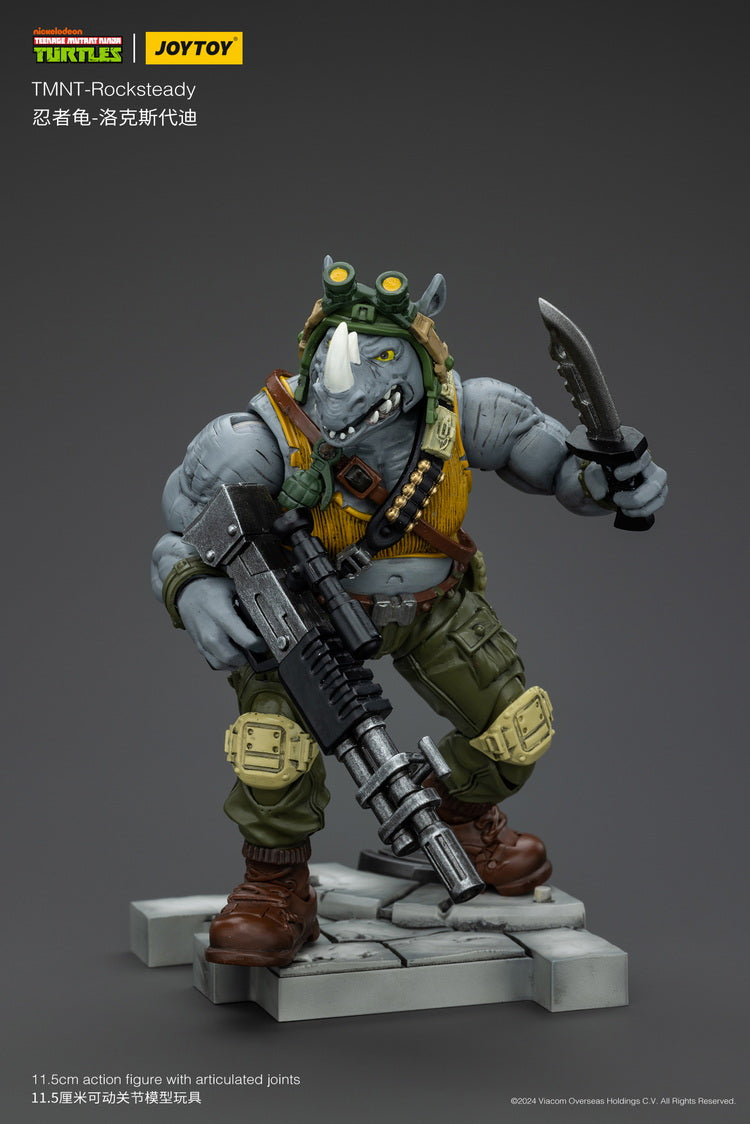 Pre - Order: 1/18 Scale Collectible Action Figure of JoyToy TMNT Rocksteady