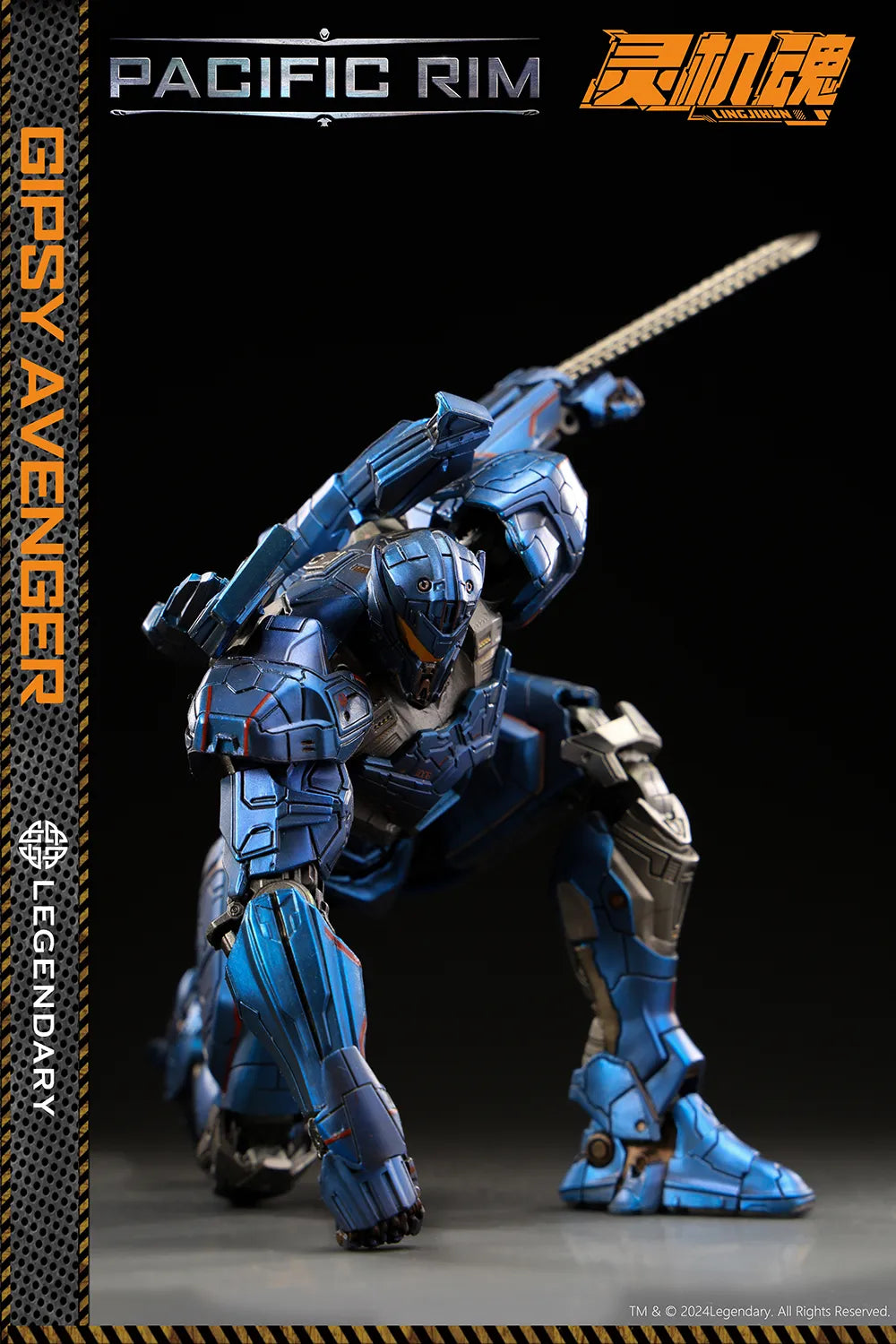 High - Quality LingJiHUn PVC Gipsy Avenger Figure from 'Pacific Rim'