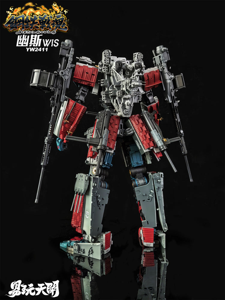 ToysEasy YW2411 WIS Ghost - Transformable Action Figure from Metal Soul Series Inspired by Iowa - class Battleship