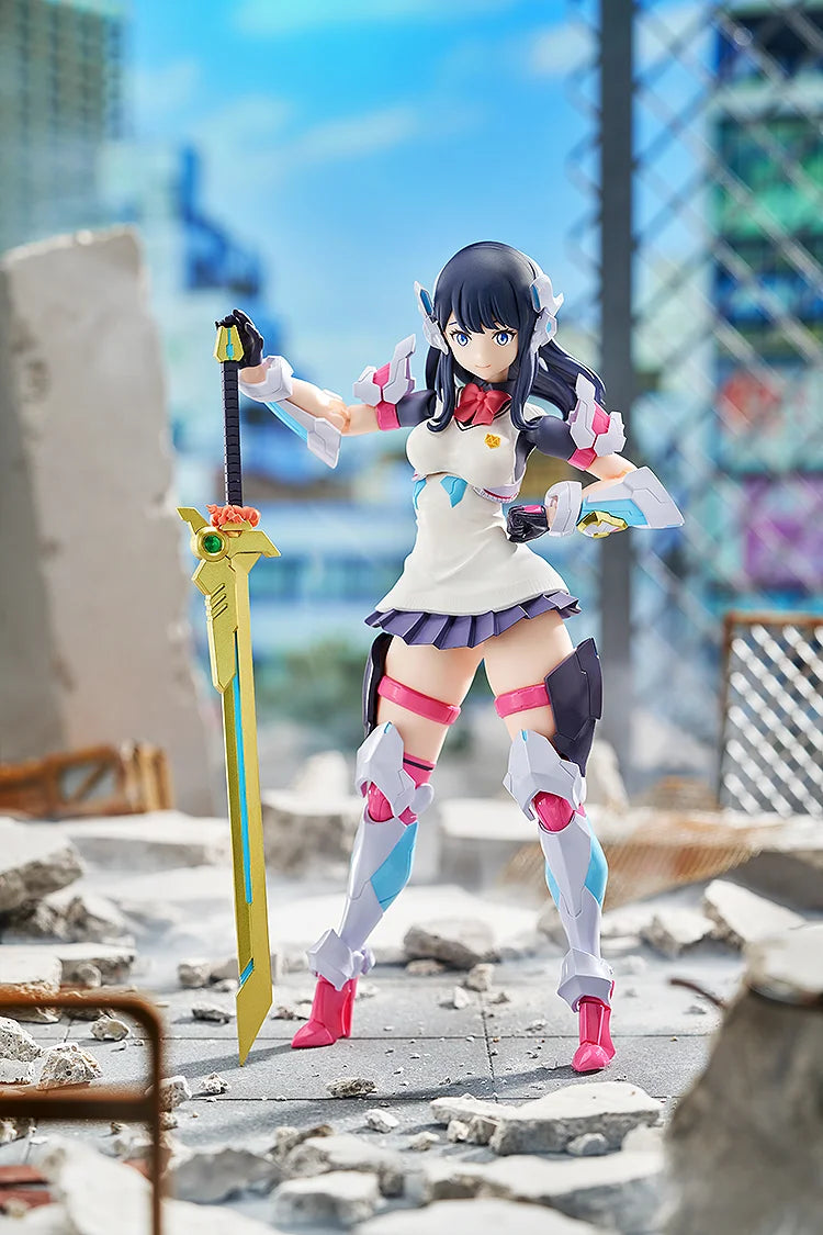 Pre - order Exclusive: Hyper Body Collectible Figure of Rikka Takarada in GRID TECTOR Outfit from Gridman Universe