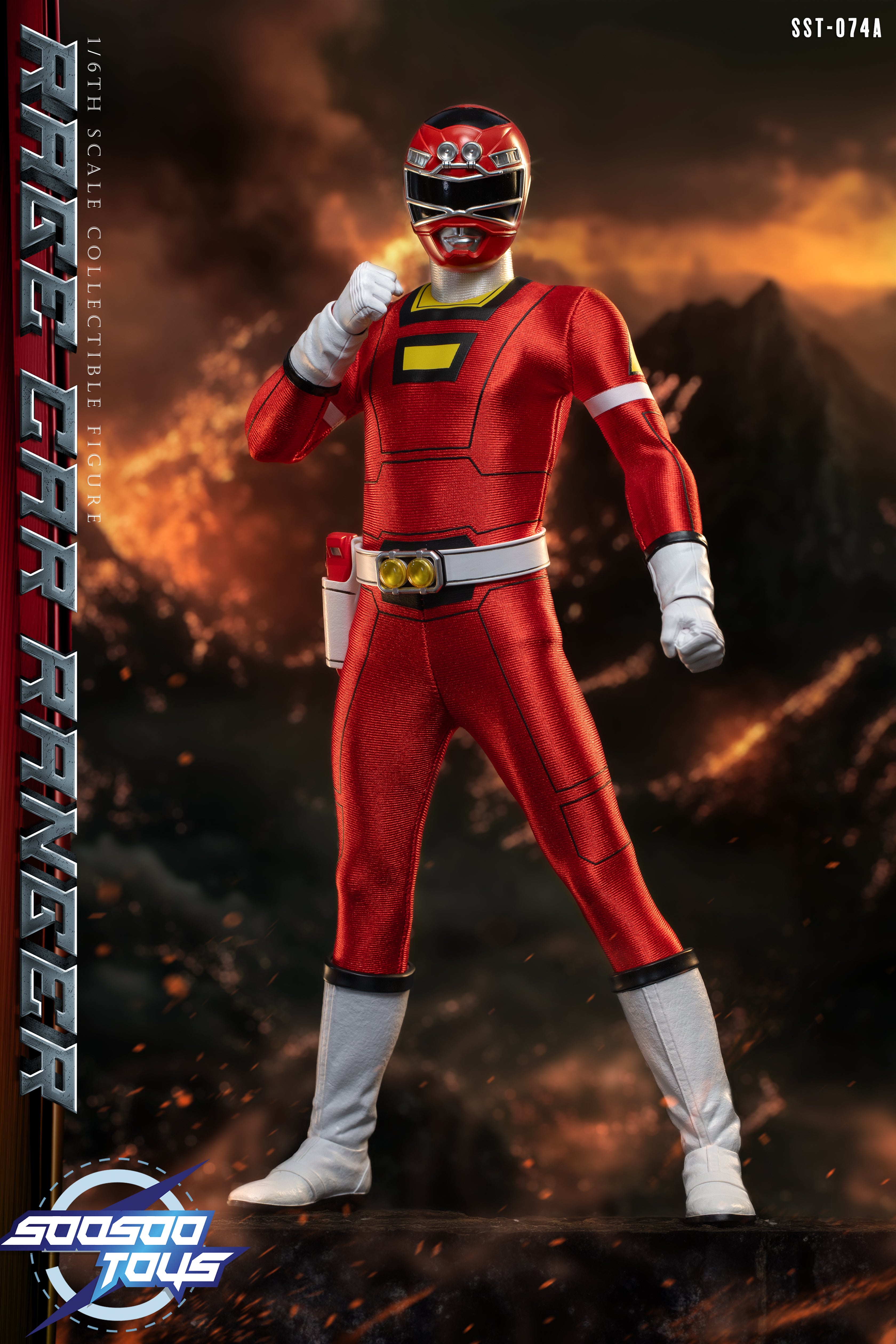 Pre - Order: 1/6 Scale Action Figure of SST - 074A Rage Car Ranger