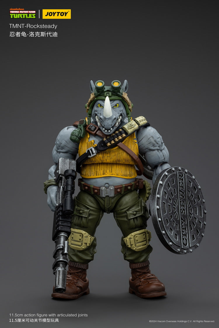Pre - Order: 1/18 Scale Collectible Action Figure of JoyToy TMNT Rocksteady