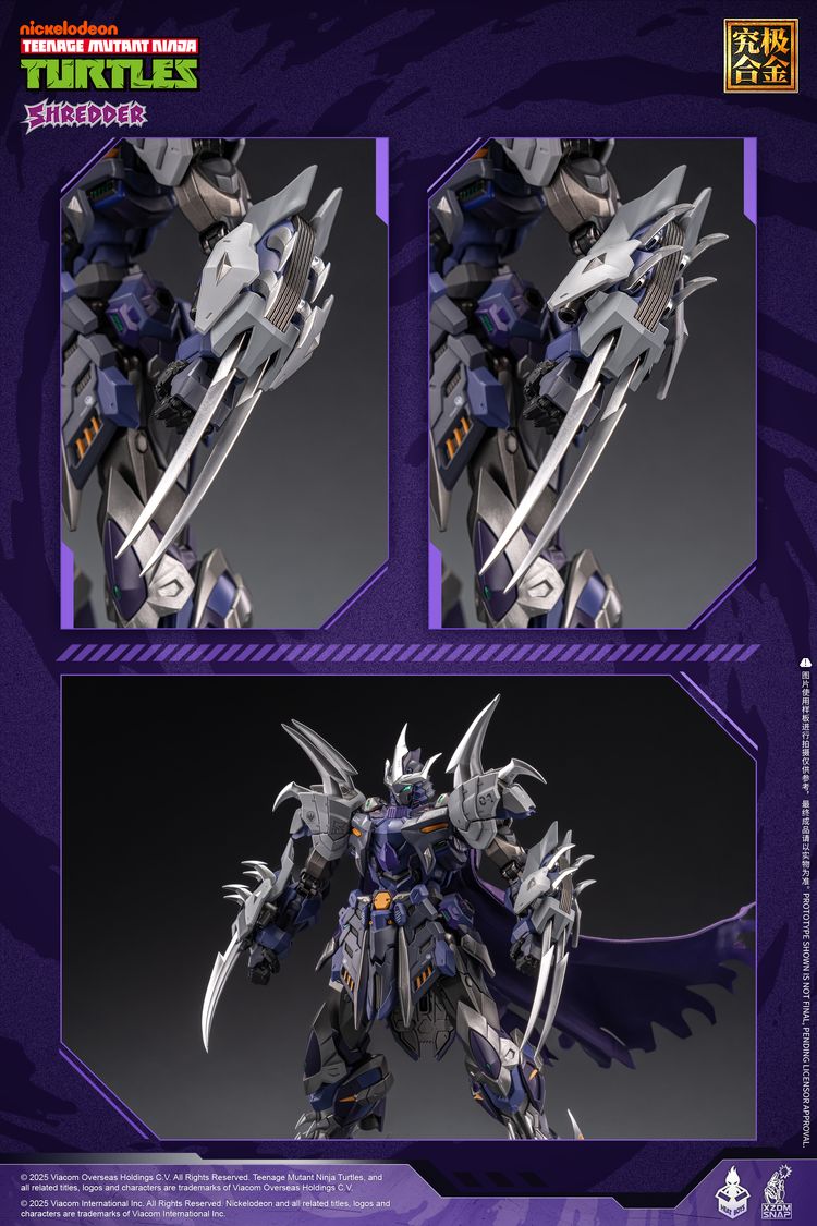 Pre - order Heatboys Teenage Mutant Ninja Turtles (TMNT) HB0016 Shredder Combat Mecha Action Figure