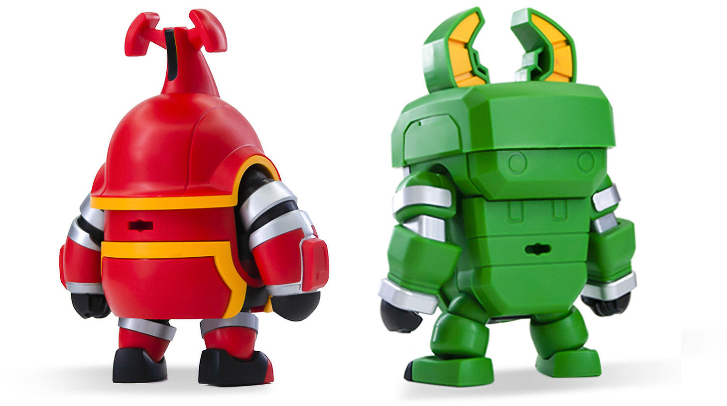 Assemble - Ready Kabutack and Kuwagiro High - Quality Plastic Model Set