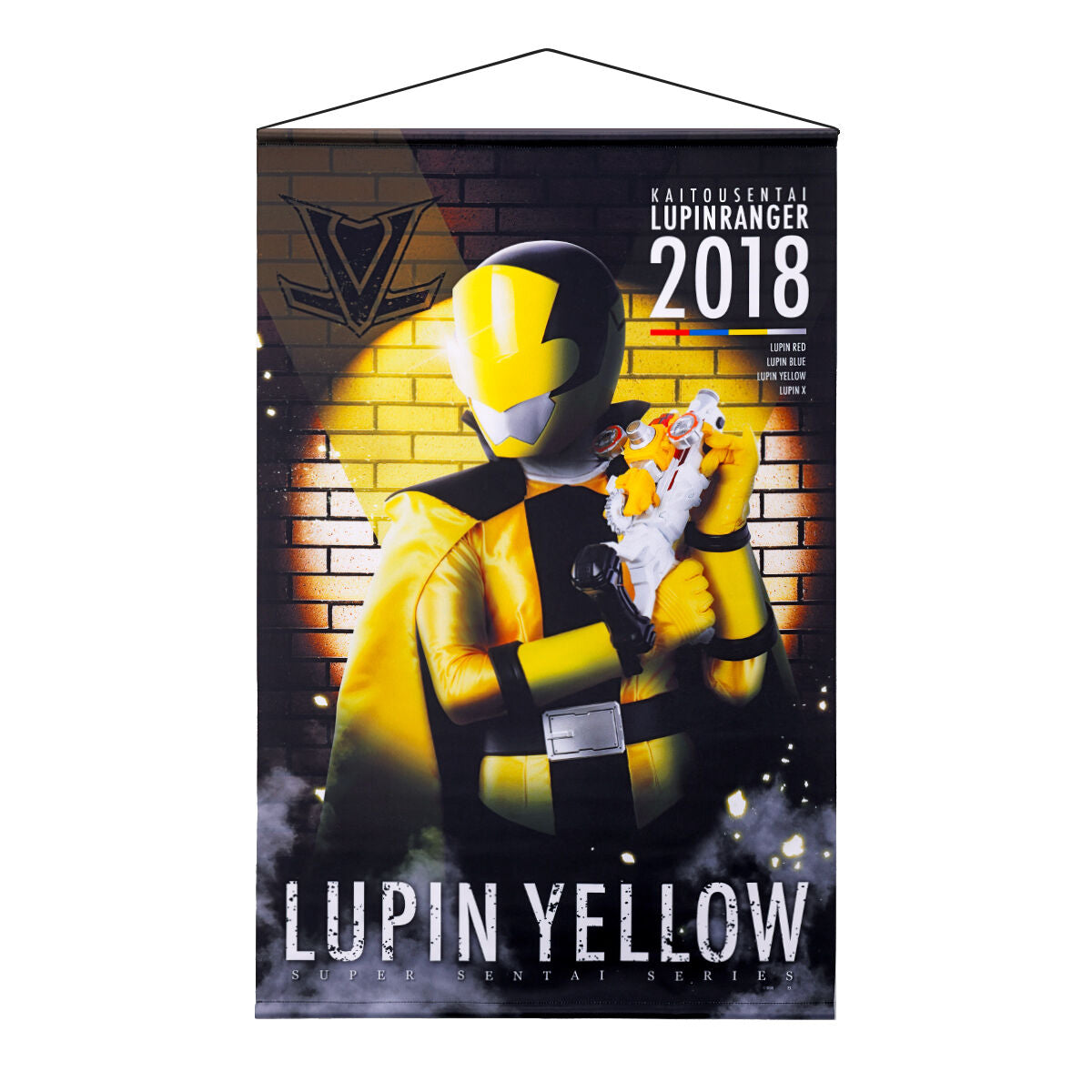 Pre - order: Silky Polyester Lupinranger vs Patranger Wall - hanging Tapestries